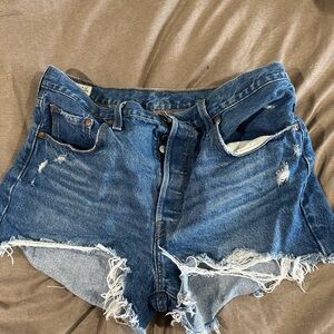 Denim Distressed Women's Shorts